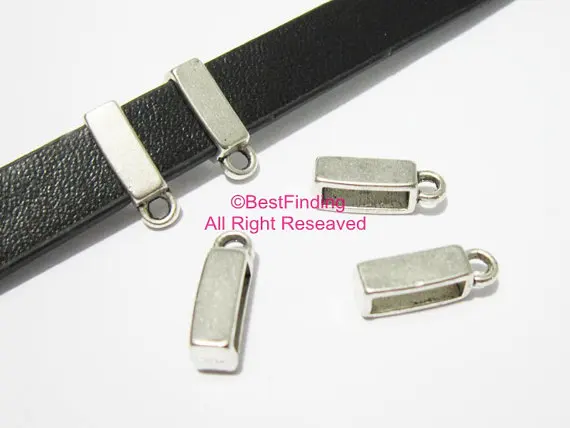 8.5x2.5mm Charm holder 9mm leather cord charm holder Round leather charm holder -FF105
8.5x2.5mm Charm holder 9mm leather cord charm holder Round leather charm holder -FF105