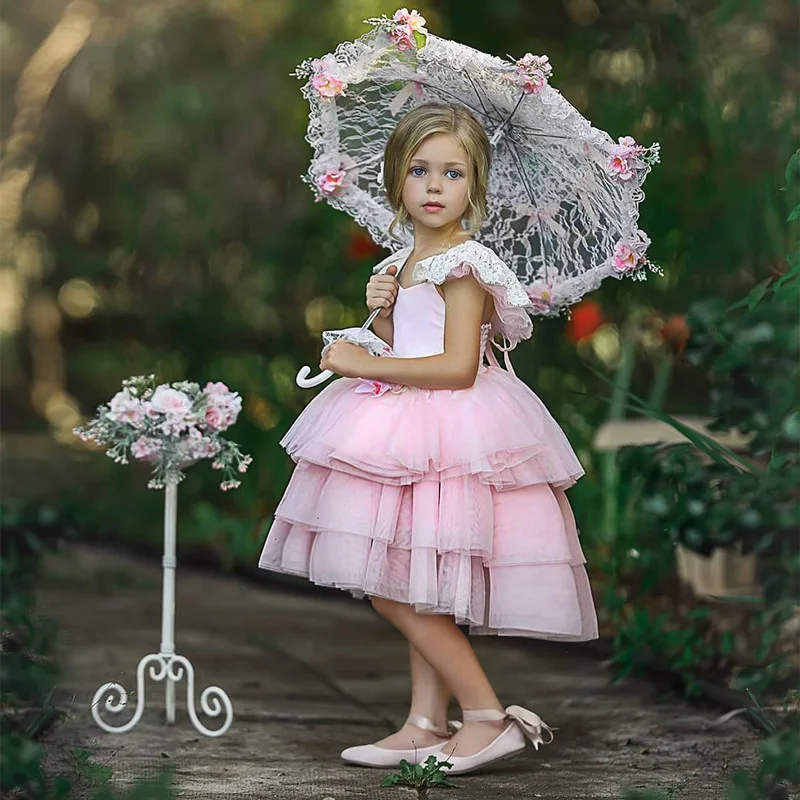 Ins Princess Baby Lace Tulle Halter Party Cake Layered Dress Western Candy Pink Ruffles Sweet Girls Kids Tutu Toddler Dress
Ins Princess Baby Lace Tulle Halter Party Cake Layered Dress Western Candy Pink Ruffles Sweet Girls Kids Tutu Toddler Dress
