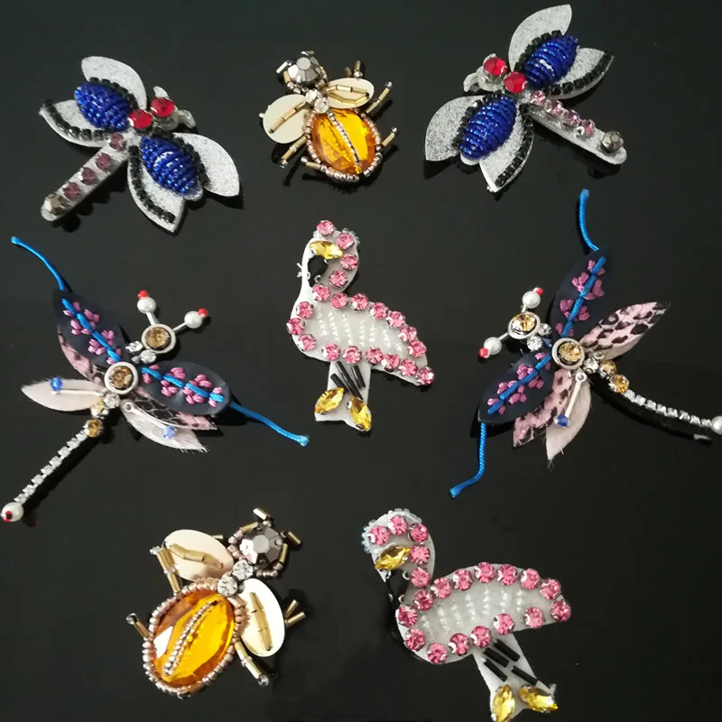 Fashion new handmade stern flower diamond dragonfly/swan/bee patches shoes clothes stickers decorated DIY accessories A1331
Fashion new handmade stern flower diamond dragonfly/swan/bee patches shoes clothes stickers decorated DIY accessories A1331
