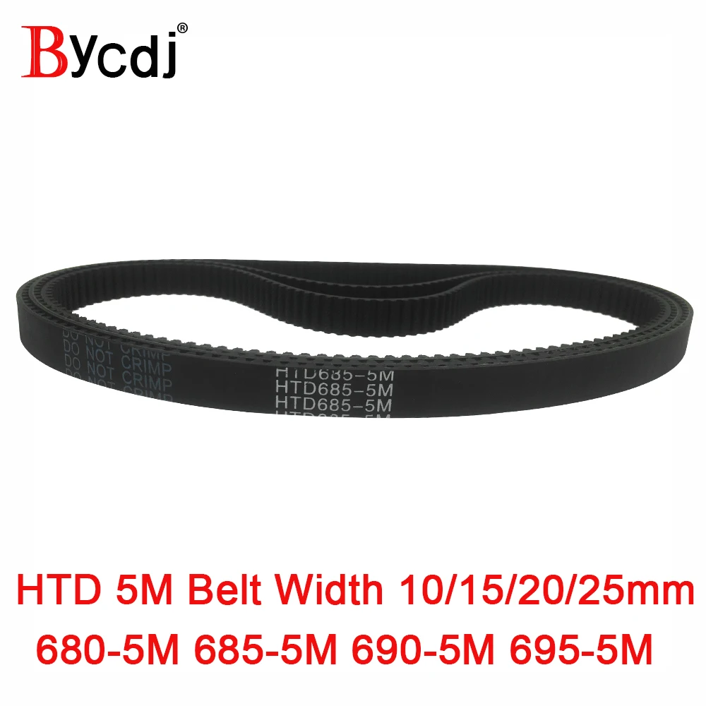 Зубчатый ремень Arc HTD 5M C = 680/685/690/695 ширина 10/15/20/25 мм зубья 136/137/138/139 синхронный 680 5 м