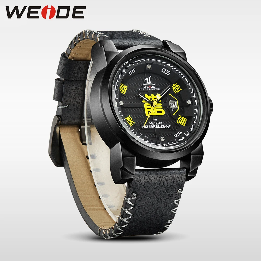 WEIDE brand Watch Men Waterproof High Quality Leather Strap Analog luxury Sport Quartz automatic Watch electronic wrist watches
WEIDE brand Watch Men Waterproof High Quality Leather Strap Analog luxury Sport Quartz automatic Watch electronic wrist watches