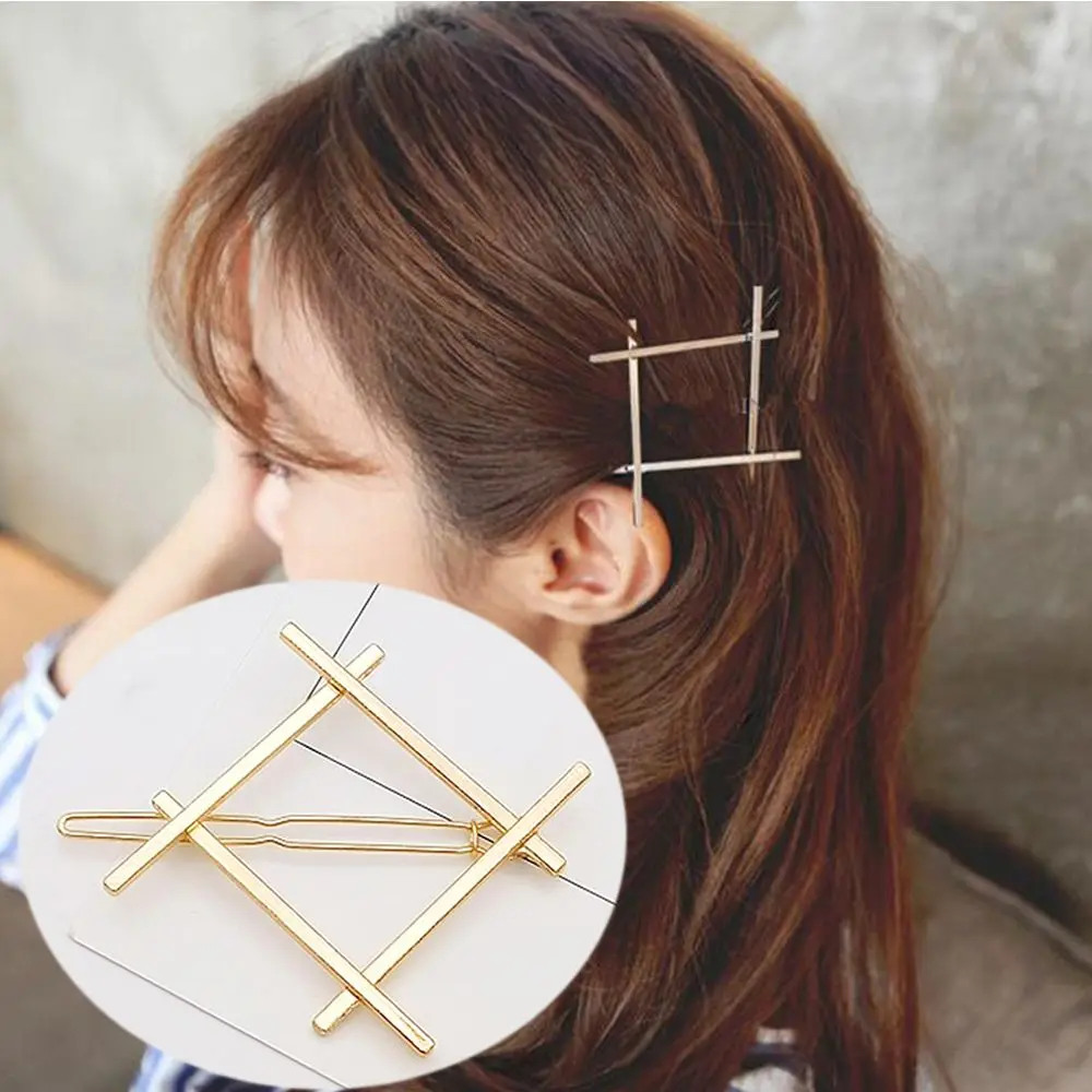 Hair Accessories Geometry Cute Hair Clip For Girls Metal Delicate Hair Decorations Gold Jewelry Women Hairpins Headwear
Hair Accessories Geometry Cute Hair Clip For Girls Metal Delicate Hair Decorations Gold Jewelry Women Hairpins Headwear