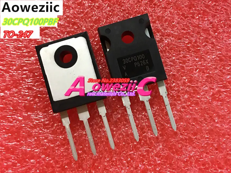 Aoweziic 2017 + 100 новый импортный оригинальный 30CPQ100PBF 30CPQ100 TO-247 выпрямитель Schottky 2 x 15A 30A 100V
Aoweziic 2017 + 100 новый импортный оригинальный 30CPQ100PBF 30CPQ100 TO-247 выпрямитель Schottky 2 x 15A 30A 100V
