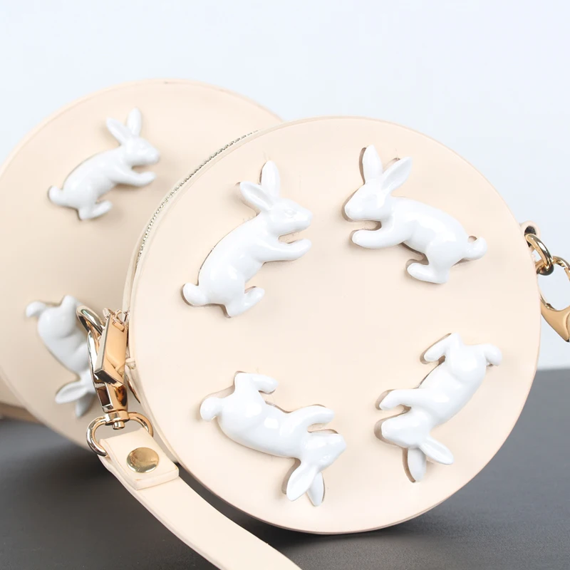 Fashion Princess Sweet Lolita Pu Leather Bag Ceramic Rabbit Bag Pm Round Hand Bag Mobile Wrist Handbag Shoulder-bag Party Bag
Fashion Princess Sweet Lolita Pu Leather Bag Ceramic Rabbit Bag Pm Round Hand Bag Mobile Wrist Handbag Shoulder-bag Party Bag