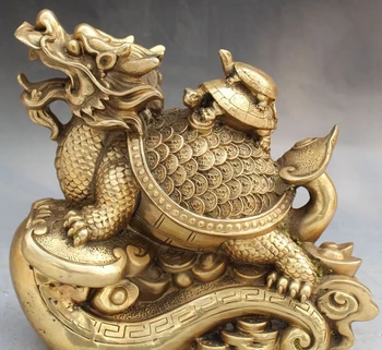 xd 001759 9"Chinese Bronze Wealth Yuanbao Money Ru Yi Dragon tortoise Turtle Animal Statue
xd 001759 9"Chinese Bronze Wealth Yuanbao Money Ru Yi Dragon tortoise Turtle Animal Statue