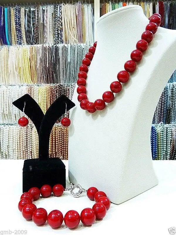 Hot sale new Style >>>>Pretty 8mm Coral Red South Sea Shell Pearl Necklace Bracelet Earrings A Set AAA
Hot sale new Style >>>>Pretty 8mm Coral Red South Sea Shell Pearl Necklace Bracelet Earrings A Set AAA