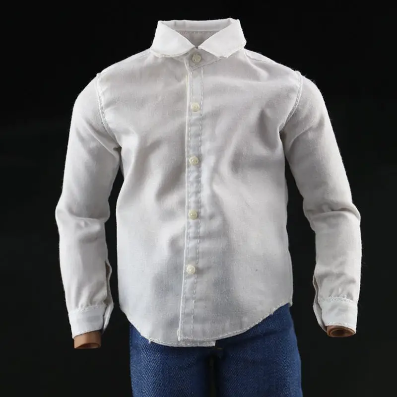 

1/6 Scale Male Fashion Shirt Clothing Men Fashion Solid Color Shirt Clothes For 12" Action Figure Body Doll Toys