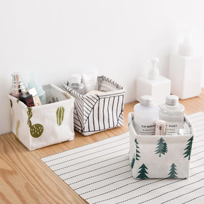 Closet Toy Box Container Organizer Fabric Basket Cotton linen table top storage basketDressing table cosmetic debris sorting box
Closet Toy Box Container Organizer Fabric Basket Cotton linen table top storage basketDressing table cosmetic debris sorting box