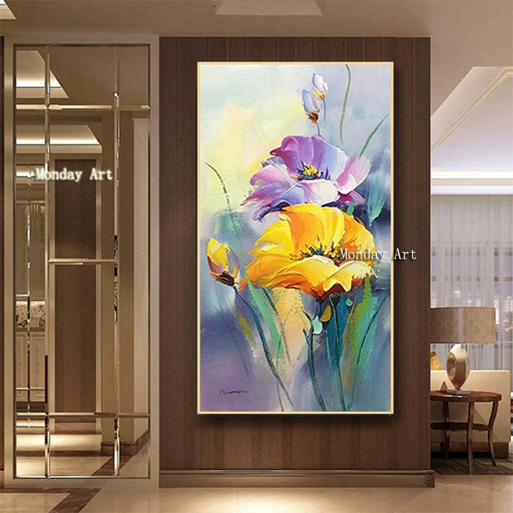 Dropshipping Handpainted abstract flower Oil PaintingHandmade flower oil Painting Canvas For Living Room bedroom hotel bar decor
Dropshipping Handpainted abstract flower Oil PaintingHandmade flower oil Painting Canvas For Living Room bedroom hotel bar decor