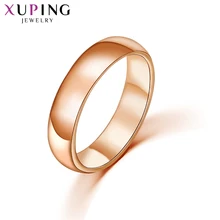Xuping ファッションエレガントなローズゴールド色メッキの絶妙なリング女(China)