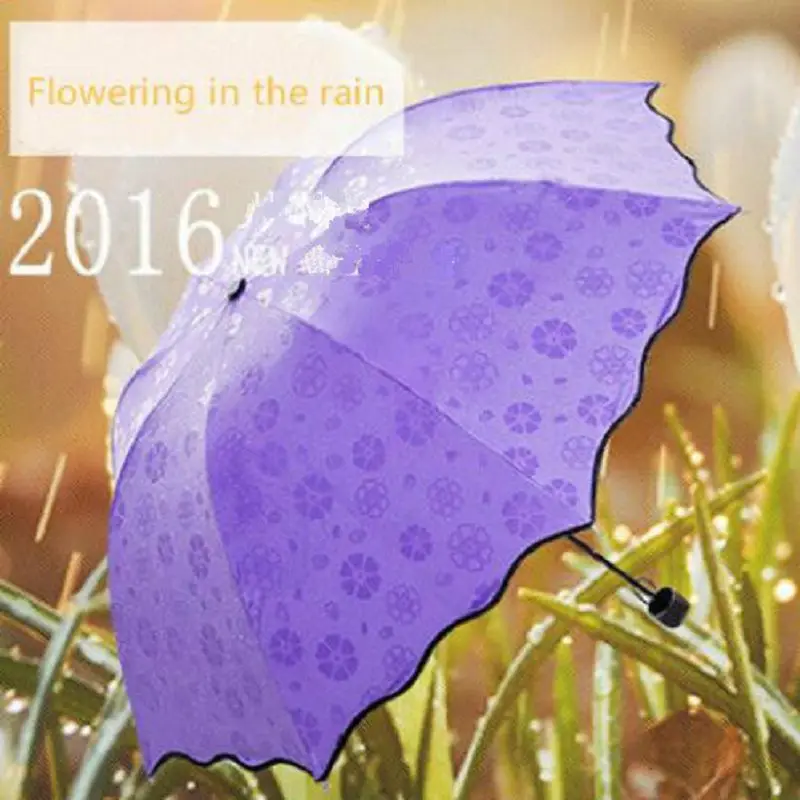 Flowering in the rain umbrella rain women Anti-UV paraguas Sunny paraguas plegable mujer color changing umbrella clear umbrell
Flowering in the rain umbrella rain women Anti-UV paraguas Sunny paraguas plegable mujer color changing umbrella clear umbrell
