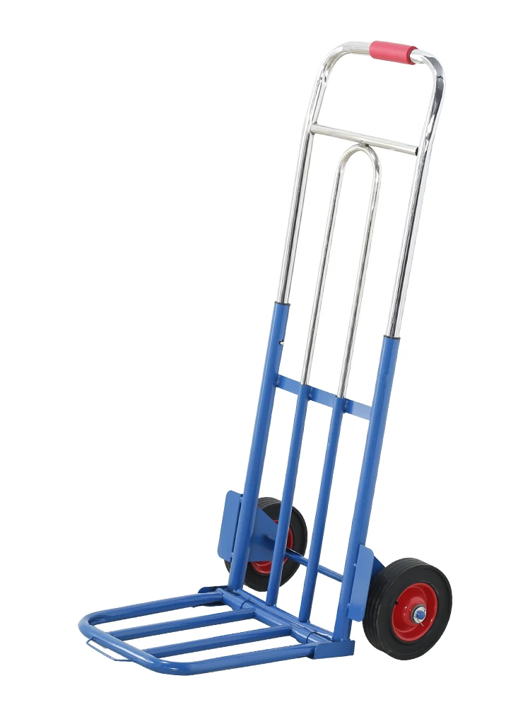 Household luggage rider push two-wheeled telescopic trolley truck tiger truck folding trailer portable shopping cart
Household luggage rider push two-wheeled telescopic trolley truck tiger truck folding trailer portable shopping cart