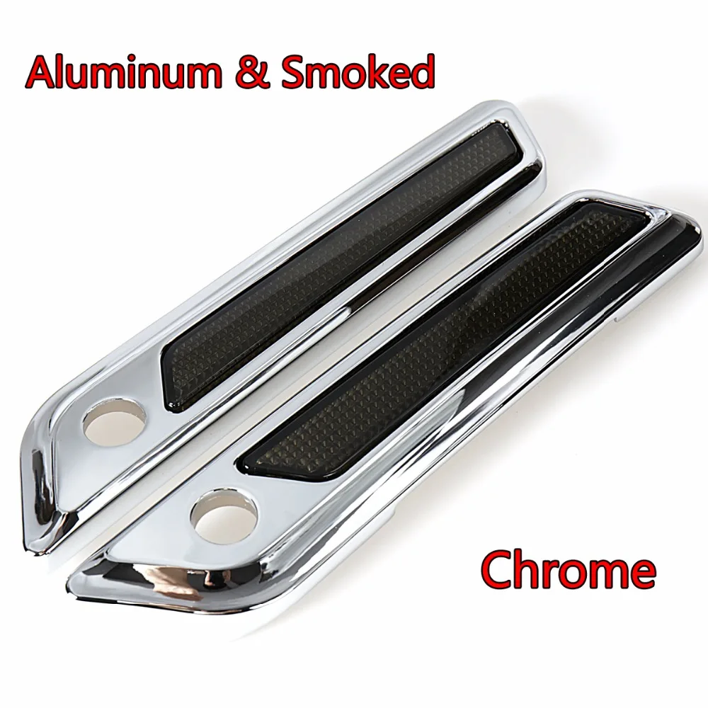 Gloss Chrome Saddlebag Latch Cover&Smoke Reflectors For Harley 2014-2018 Touring Electra Street Glide Road King
Gloss Chrome Saddlebag Latch Cover&Smoke Reflectors For Harley 2014-2018 Touring Electra Street Glide Road King