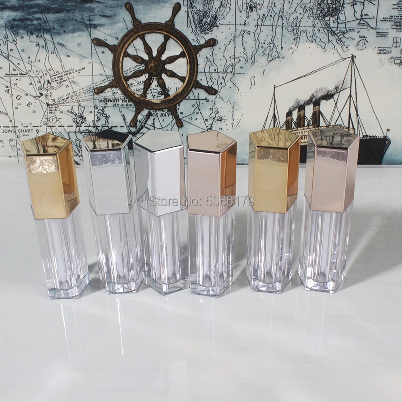 5ML Empty Cosmetic Lipstick Tube, Gold/Siler/Rose Gold Makeup Tool Lip Gloss Bottle, Transparent Lip Balm Storage Container
5ML Empty Cosmetic Lipstick Tube, Gold/Siler/Rose Gold Makeup Tool Lip Gloss Bottle, Transparent Lip Balm Storage Container