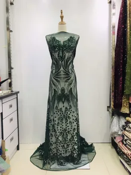 2019 New African Lace Fabric 2019 High Quality French Nigerian Mesh Lace With Sequins Lace Fabrics 5 yards For Wedding A1363
2019 New African Lace Fabric 2019 High Quality French Nigerian Mesh Lace With Sequins Lace Fabrics 5 yards For Wedding A1363