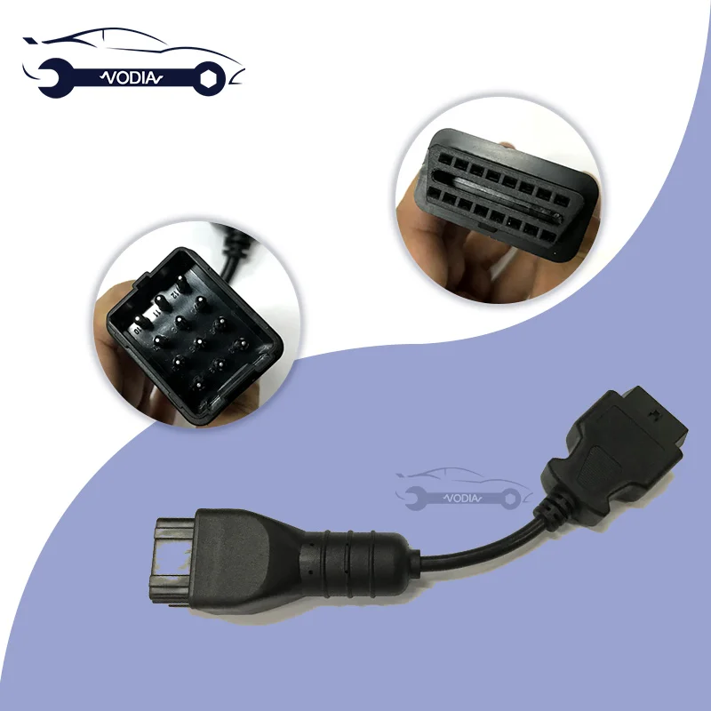 12Pin OBD to 16pin OBD2 Connector Adapter Auto Diagnostic Cable Tool Forrenault
12Pin OBD to 16pin OBD2 Connector Adapter Auto Diagnostic Cable Tool Forrenault