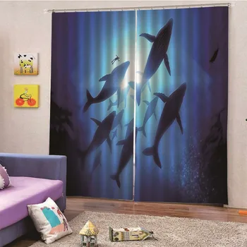 3D Digital Print Sharks Solid Blackout Curtains For Bedroom Windows Curtains For Living Room Drapes Custom Dropship M13
3D Digital Print Sharks Solid Blackout Curtains For Bedroom Windows Curtains For Living Room Drapes Custom Dropship M13