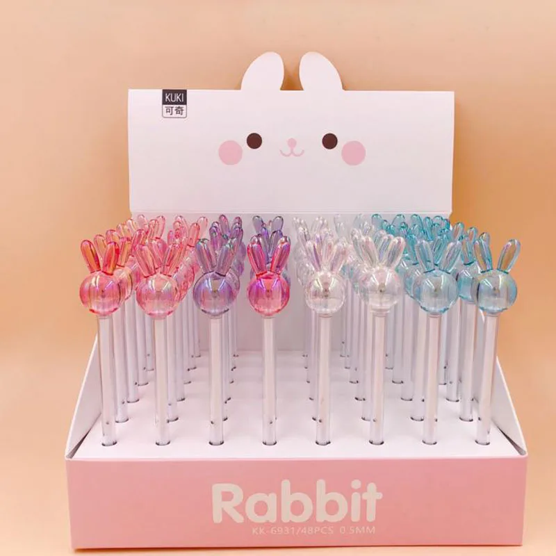 4 Pcs Kawaii 0.5mm Gel Pens Crystal Rabbit Black Colored Gel-ink Pens for Writing Cute Stationery Office School Supplies
4 Pcs Kawaii 0.5mm Gel Pens Crystal Rabbit Black Colored Gel-ink Pens for Writing Cute Stationery Office School Supplies