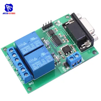 2 Channel Serial Port Relay Module DC 5V DC 12V PC Computer USB RS232 DB9 RS485 UART Remote Control Switch Board for Smart Home
2 Channel Serial Port Relay Module DC 5V DC 12V PC Computer USB RS232 DB9 RS485 UART Remote Control Switch Board for Smart Home
