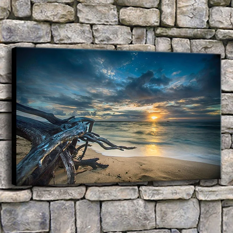 Prints Pictures Wall Art Sunrise Poster 1 Piece Gray Pile Of Beach Sea Sand Near Trees Painting On Canvas Living Room Home Decor 
Prints Pictures Wall Art Sunrise Poster 1 Piece Gray Pile Of Beach Sea Sand Near Trees Painting On Canvas Living Room Home Decor