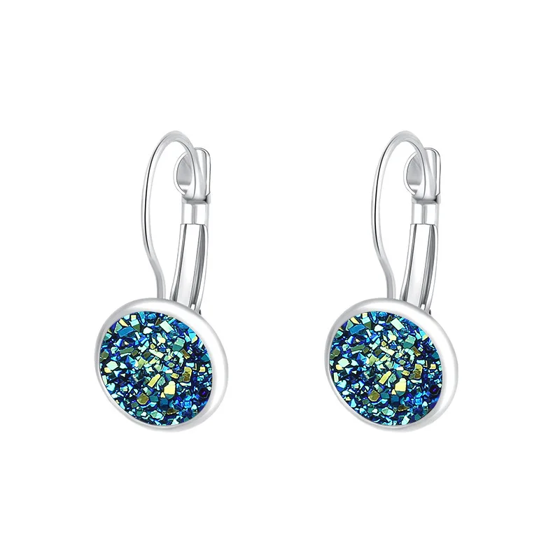 Silver Gold Color Faux Druzy Drusy Stud Earrings Resin Bright Resin Crystal Druse Stud Earrings For Women Jewelry
Silver Gold Color Faux Druzy Drusy Stud Earrings Resin Bright Resin Crystal Druse Stud Earrings For Women Jewelry