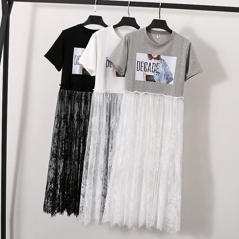 2019 Summer T shirt Dress Women O Neck Short Sleeve Hollow Out Black White Long Dresses Plus Size Sexy Party Dress vestidos
2019 Summer T shirt Dress Women O Neck Short Sleeve Hollow Out Black White Long Dresses Plus Size Sexy Party Dress vestidos