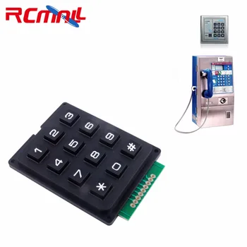 12 Keys Keypad 4 X 3 Membrane Matrix Keyboard Module Array Switch for Arduino DIYmall FZ0840B
12 Keys Keypad 4 X 3 Membrane Matrix Keyboard Module Array Switch for Arduino DIYmall FZ0840B