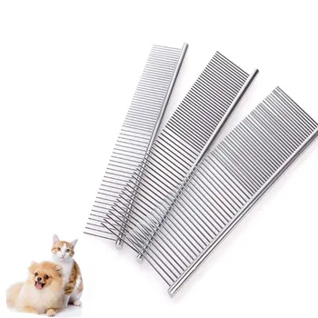 3 Sizes Hot Sales Pet Dog Comb Brush Stainless Steel in Dog Grooming Pet Cat Hair Brush Product For Dog Cat Grooming Comb Light
3 Sizes Hot Sales Pet Dog Comb Brush Stainless Steel in Dog Grooming Pet Cat Hair Brush Product For Dog Cat Grooming Comb Light
