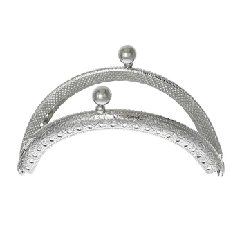 DoreenBeads Metal Frame Kiss Clasp For Purse Bag dull silver color Round Ball Pattern(Open Size:10.7cm x8.5cm)8.5cm x6cm,5 PCs
DoreenBeads Metal Frame Kiss Clasp For Purse Bag dull silver color Round Ball Pattern(Open Size:10.7cm x8.5cm)8.5cm x6cm,5 PCs