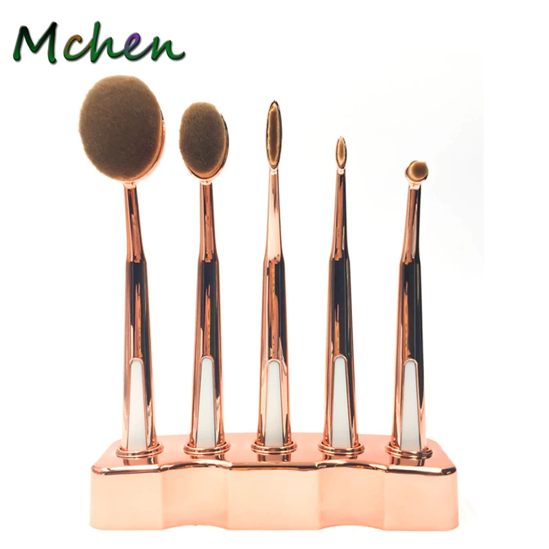 Набор косметических средств для макияжа лица 5 шт.|toothbrush makeup brush set|makeup setbrush set |