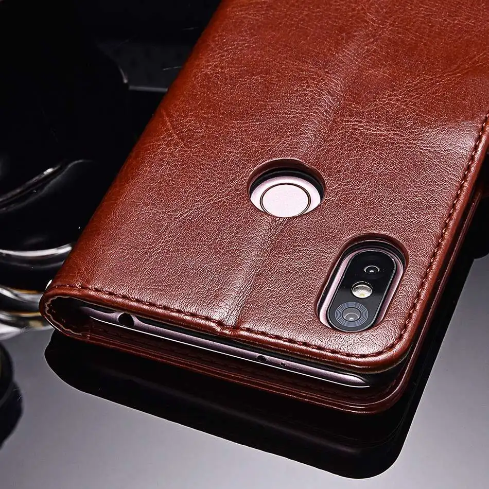 TOMKAS Case For Xiaomi Redmi S2 Case Wallet PU Cases Business Luxury For Xiaomi Redmi S2 Coque Vintage Back cover