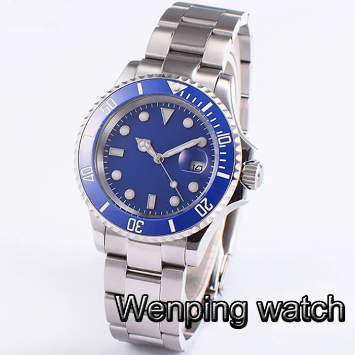 40mm BLIGER blue dial sapphire glass blue Ceramic Bezel Calendar Window automatic mens Mechanical waterproof watch
40mm BLIGER blue dial sapphire glass blue Ceramic Bezel Calendar Window automatic mens Mechanical waterproof watch