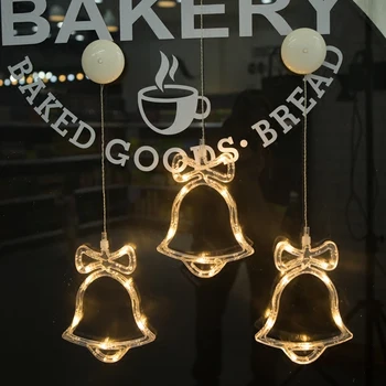 LED Christmas Decorative For Home New Year's Day Holiday Light Deer /Bell /Stars/Tree 6.3in*7.5in Glass Window Sucker Lamp
LED Christmas Decorative For Home New Year's Day Holiday Light Deer /Bell /Stars/Tree 6.3in*7.5in Glass Window Sucker Lamp