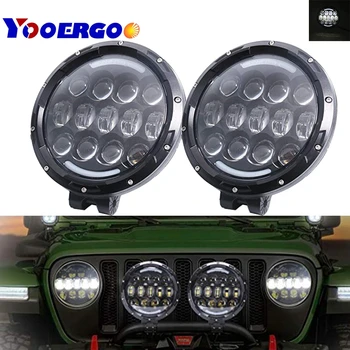 105W With Clear or Mask Cover7 inch Off Road 7" Round LED Spot Flood Driving Work Light 12v 24v For 4WD UTE Bumper H3 SUV X2PCS
105W With Clear or Mask Cover7 inch Off Road 7" Round LED Spot Flood Driving Work Light 12v 24v For 4WD UTE Bumper H3 SUV X2PCS