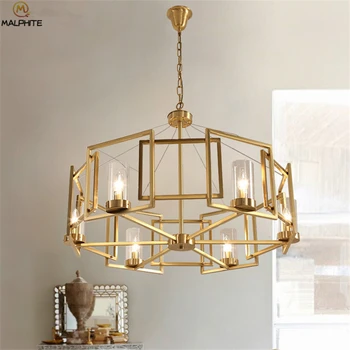 Modern LED Golden iron pendant lights lustres pendentes para sala Hotel Hall Suspension luminaire suspendu Hanging deco lamps
Modern LED Golden iron pendant lights lustres pendentes para sala Hotel Hall Suspension luminaire suspendu Hanging deco lamps