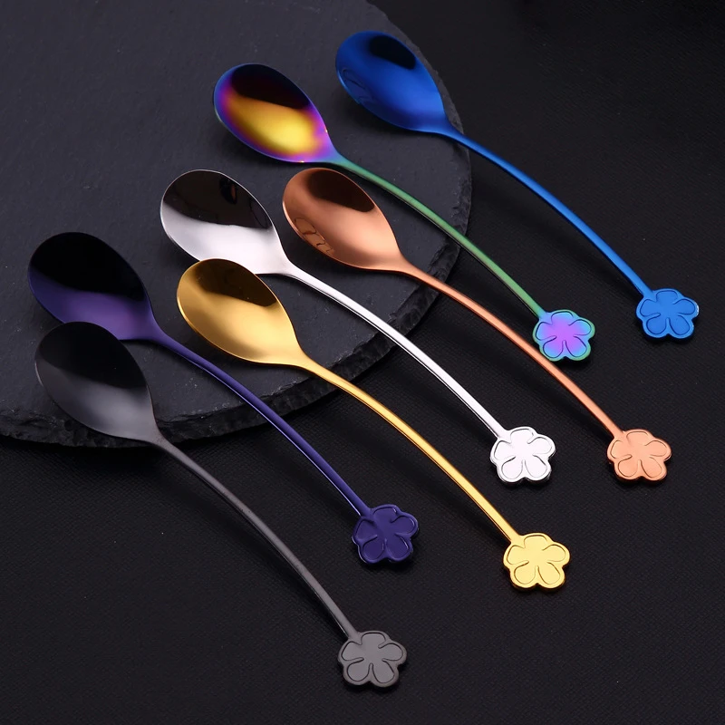 Stainless Steel Coffee Tea Mixing Spoons Flower Handle Colorful Spoon Christmas Dessert Pastry Cake Scoop Tableware Gifts 6/7pcs
Stainless Steel Coffee Tea Mixing Spoons Flower Handle Colorful Spoon Christmas Dessert Pastry Cake Scoop Tableware Gifts 6/7pcs