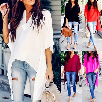 2020 Summer Chiffon Tops Women Blouses Vintage Colors Casual Ruffles Flare Large Elegant Loose Befreee Boho Plus Sizes Shirts
2020 Summer Chiffon Tops Women Blouses Vintage Colors Casual Ruffles Flare Large Elegant Loose Befreee Boho Plus Sizes Shirts