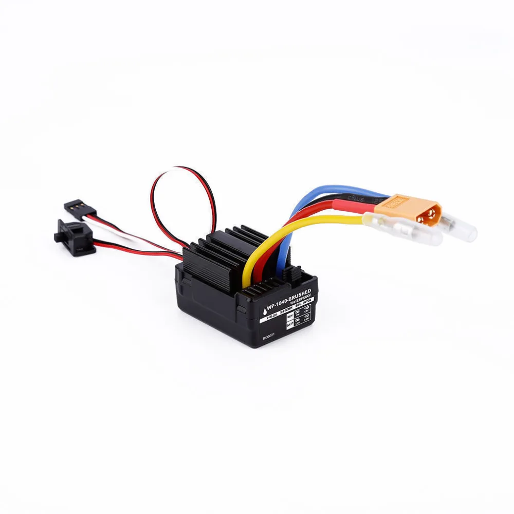 DIY Accessories 40A Dual Way Brushed ESC Waterproof Electric Speed Controller High Voltage RC Boats/Cars Models Spare Parts
DIY Accessories 40A Dual Way Brushed ESC Waterproof Electric Speed Controller High Voltage RC Boats/Cars Models Spare Parts