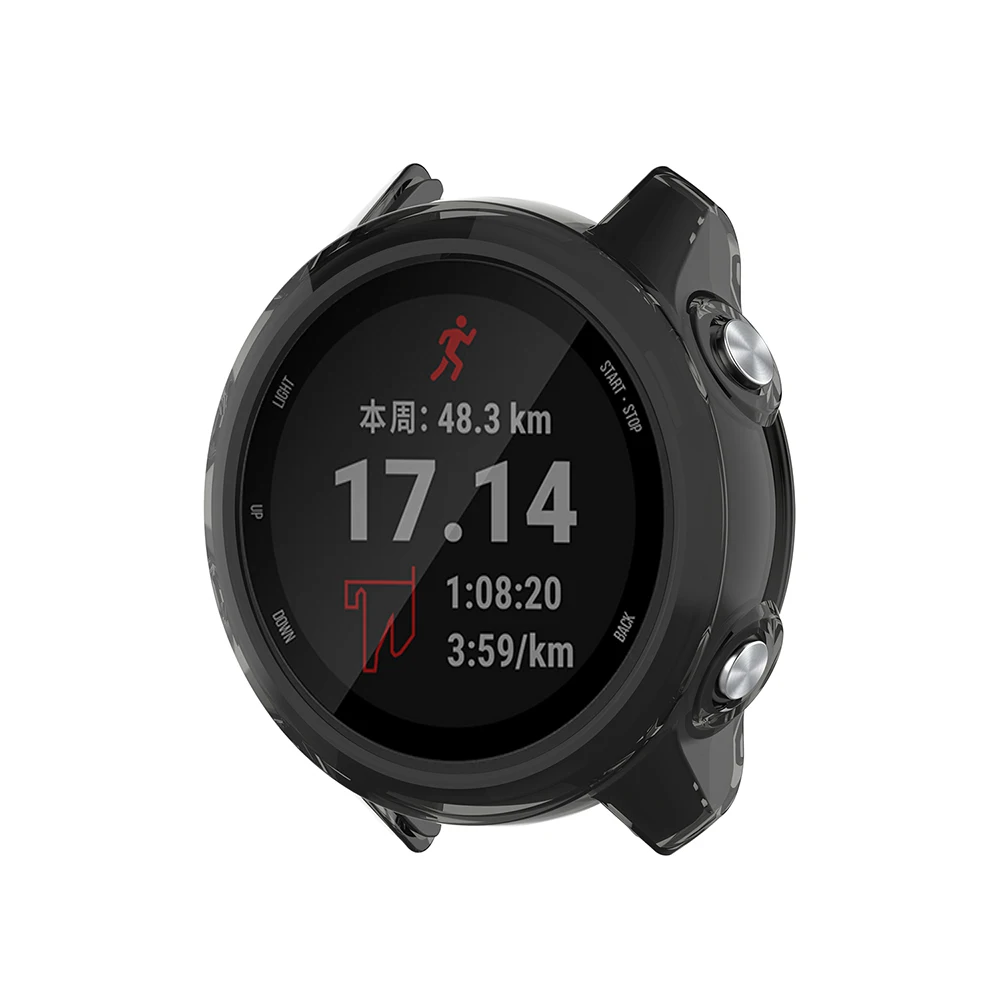 Rubber TPU Protective Bumper Shell Frame for Garmin Forerunner 245 Music Watch Protection Cover Case for Garmin Forerunner 245
Rubber TPU Protective Bumper Shell Frame for Garmin Forerunner 245 Music Watch Protection Cover Case for Garmin Forerunner 245