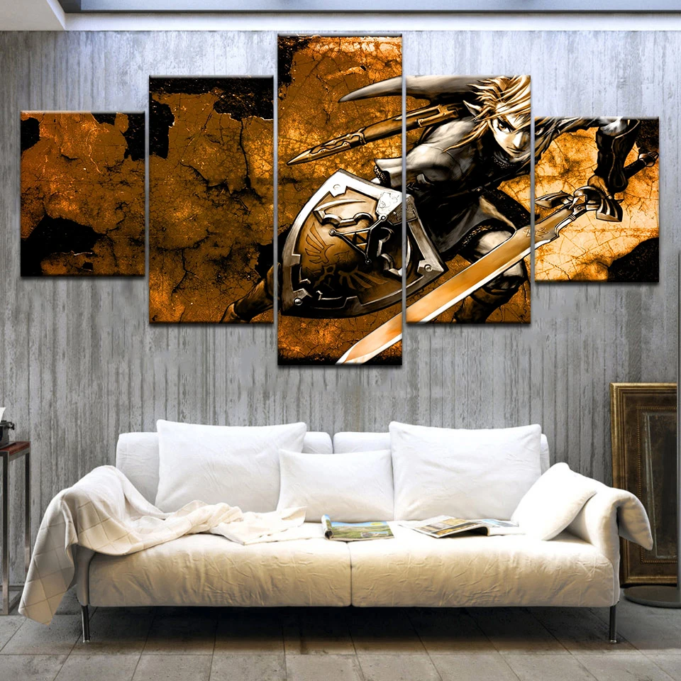 5Panel HD Printed A cartoon game characters wall posters Print On Canvas Art Painting For home living room decoration
5Panel HD Printed A cartoon game characters wall posters Print On Canvas Art Painting For home living room decoration