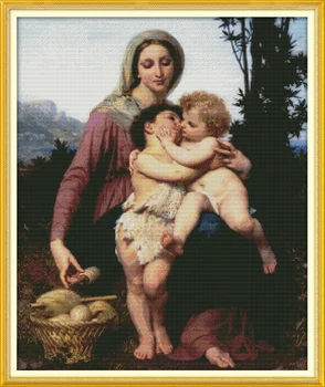 Holy mother & holy son Counted 11CT Printed 14CT DMC Cross Stitch Set DIY Chinese Cotton Cross-stitch Kit Embroidery Needlework
Holy mother & holy son Counted 11CT Printed 14CT DMC Cross Stitch Set DIY Chinese Cotton Cross-stitch Kit Embroidery Needlework