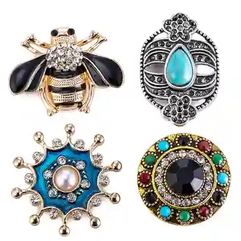 New Snap Button Jewelry Bee Ginger metal 18mm Snap Buttons fit Snap Bracelet Bangles Button Jewelry TZ9172
New Snap Button Jewelry Bee Ginger metal 18mm Snap Buttons fit Snap Bracelet Bangles Button Jewelry TZ9172
