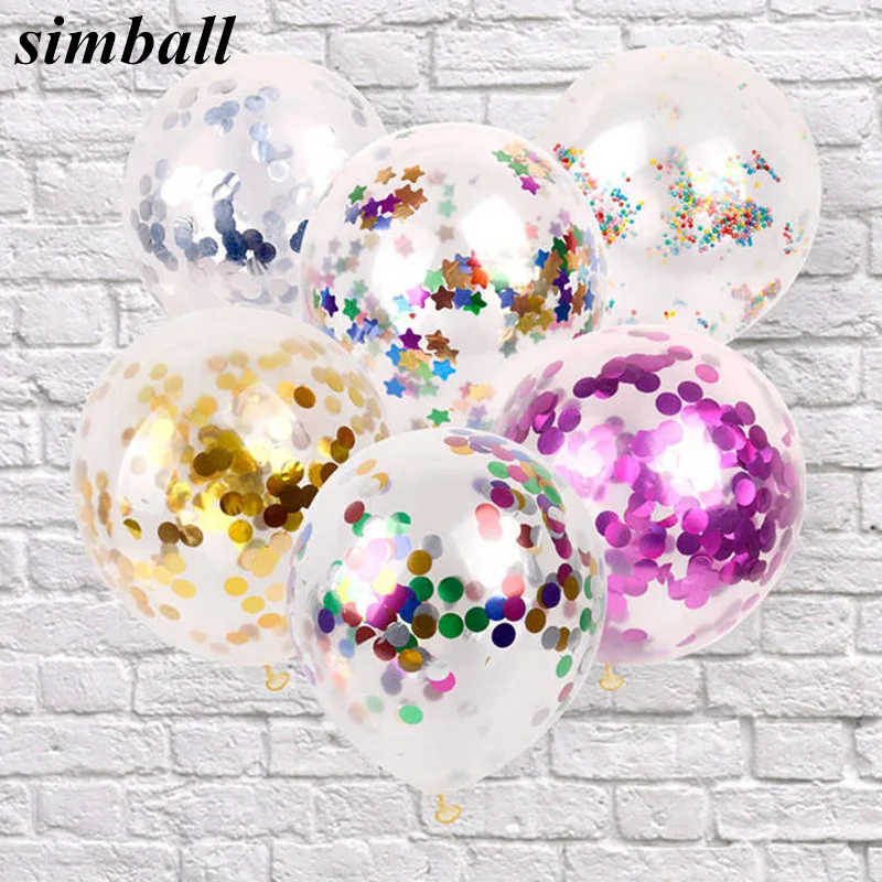 10pcs/lot 12inch Inflatable Confetti Balloon Baby Shower Latex Clear Balloons Wedding Birthday Party Decoration Balloon Supplies
10pcs/lot 12inch Inflatable Confetti Balloon Baby Shower Latex Clear Balloons Wedding Birthday Party Decoration Balloon Supplies