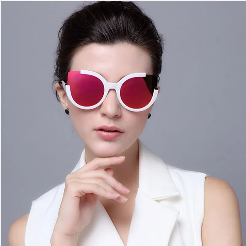 CURTAIN 2019 New Party Queen Sexy Cat Eye Sunglasses Women Brand Designer Mirror Sun Glasses Cute Ladies Shades Eyewear UV400
CURTAIN 2019 New Party Queen Sexy Cat Eye Sunglasses Women Brand Designer Mirror Sun Glasses Cute Ladies Shades Eyewear UV400