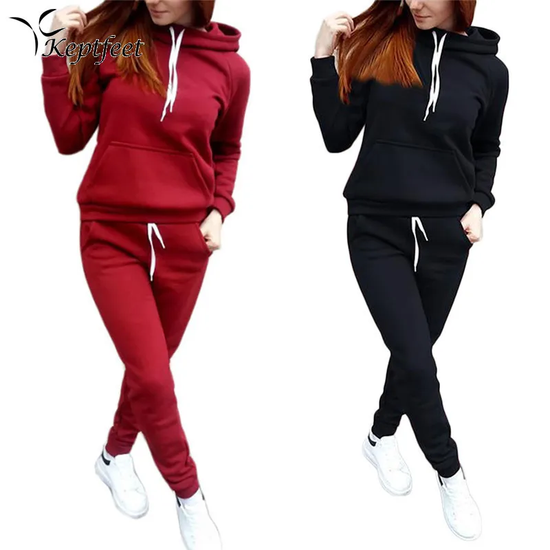 Autumn Winter Women's Sports Suits Running Set Women Sportswear Tracksuit Hoodie Hooded Sweatshirt + Long Pants 2 Pieces Set
Autumn Winter Women's Sports Suits Running Set Women Sportswear Tracksuit Hoodie Hooded Sweatshirt + Long Pants 2 Pieces Set
