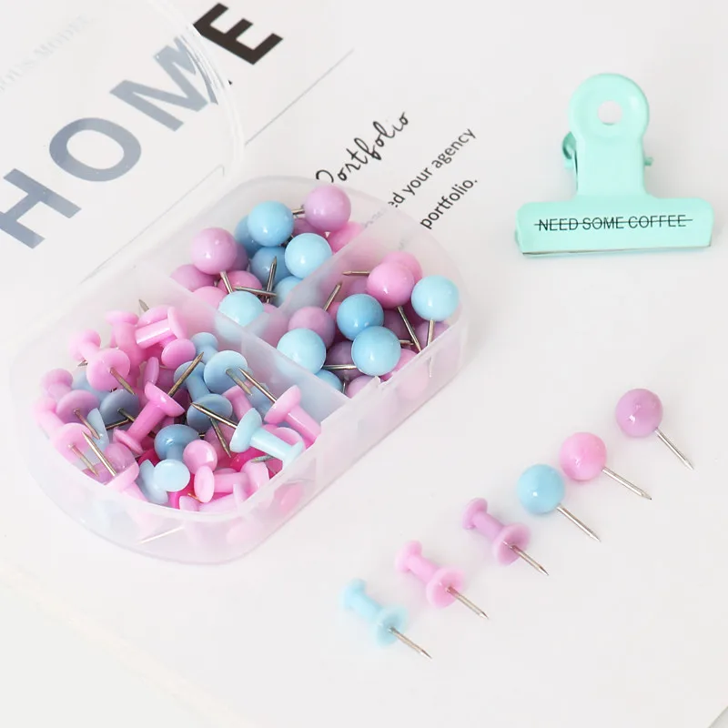 66PCS mixed pack Creative colorful Map Tacks Push Pins Wall Bulletin Boards Thumb Tacks Decorative for Cork Board Home Office
66PCS mixed pack Creative colorful Map Tacks Push Pins Wall Bulletin Boards Thumb Tacks Decorative for Cork Board Home Office