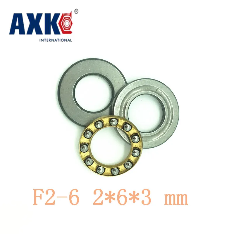 

2023 New Arrival Real Steel Rolamentos Axk 10pcs Free Shipping Axial Ball Thrust Bearings F2-6 2*6*3 Mm Plane Bearing