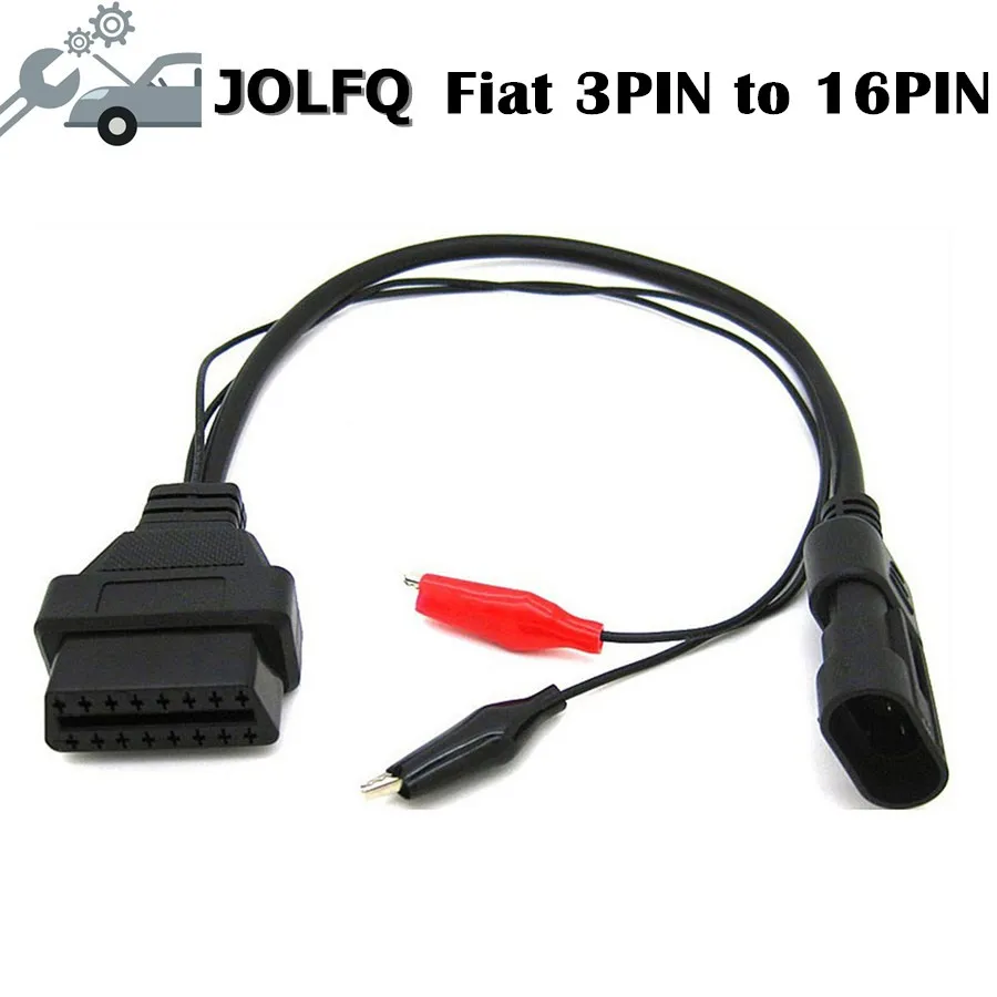 2018 best quality For Fiat 3Pin to 16Pin OBD/OBDII Car Diagnostic Cable Car Connector Fiat 3 Pin Male to 16Pin free shipping
2018 best quality For Fiat 3Pin to 16Pin OBD/OBDII Car Diagnostic Cable Car Connector Fiat 3 Pin Male to 16Pin free shipping