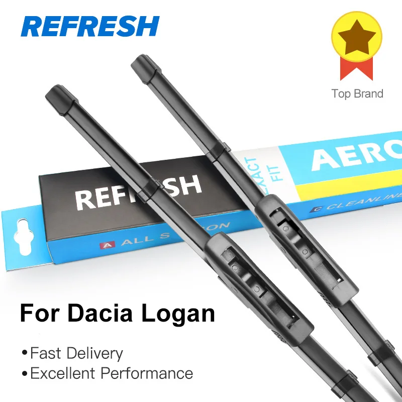 REFRESH Windscreen Wiper Blades for Renault Dacia Logan 2004 2005 2006 2007 2008 2009 2010 2011 2012 2013 2014 2015 2016 2017
REFRESH Windscreen Wiper Blades for Renault Dacia Logan 2004 2005 2006 2007 2008 2009 2010 2011 2012 2013 2014 2015 2016 2017