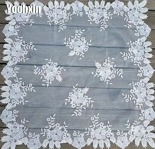 Modern white Lace embroidery Tablecloth transparent square tea coffee Table Cloth Cover placemat party Christmas Wedding Decor
Modern white Lace embroidery Tablecloth transparent square tea coffee Table Cloth Cover placemat party Christmas Wedding Decor
